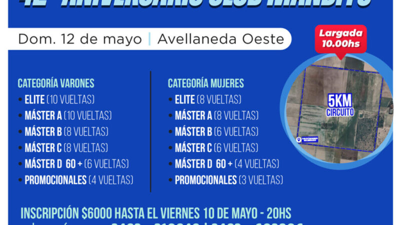 «Gran carrera MTB 42° Aniversario Club Mandiyú»