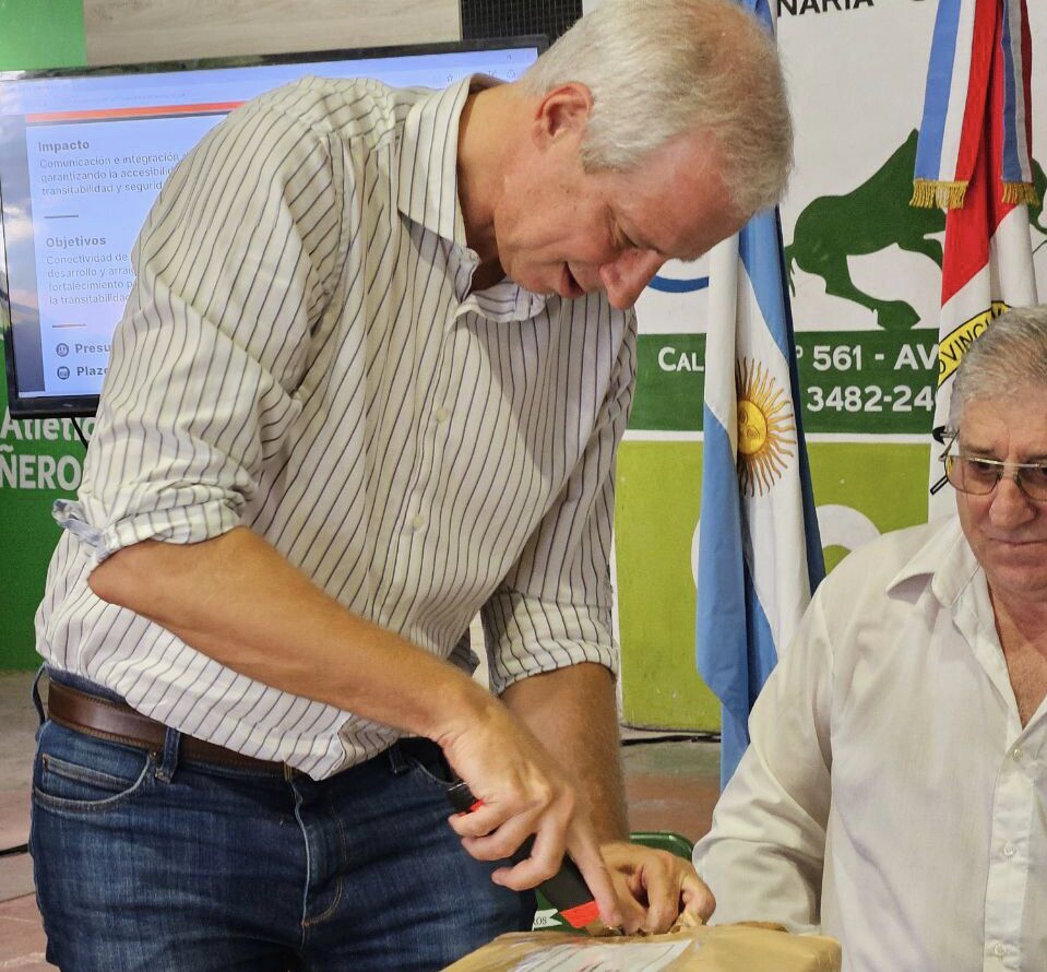 Scarpin: “Esta obra permite entrar insumos y sacar  la producción»