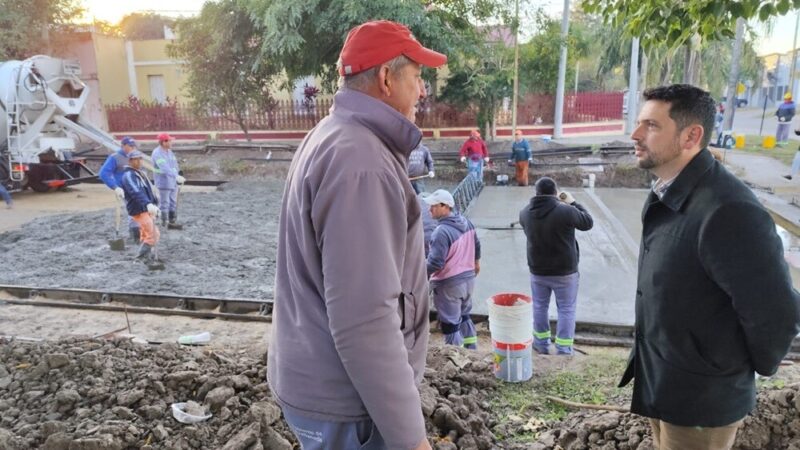 Avellaneda avanza con su plan de Pavimento sobre Calle 302