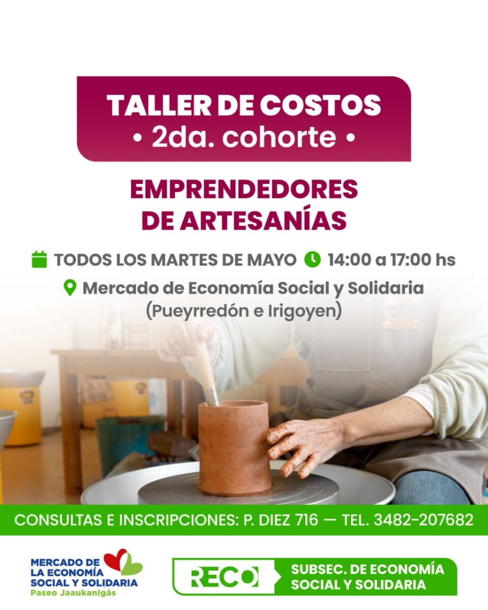 Nuevos talleres de costos para emprendedores de la ESyS