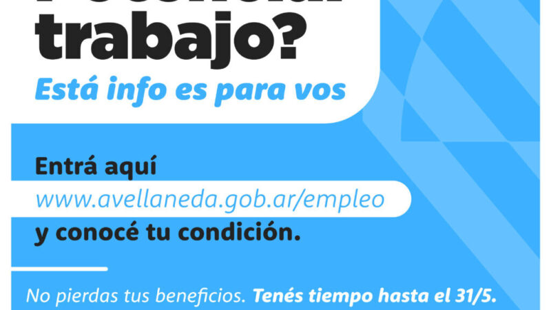 Si sos beneficiario del programa “Volver al trabajo” verificá tu situación