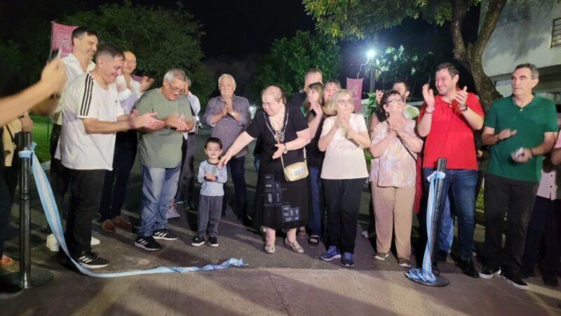 Reconquista: Inauguraron el asfalto de calle Iturraspe