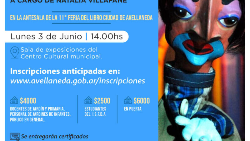 Taller educativo : “Un viaje por el mundo literario y manipulación del títere de guante”