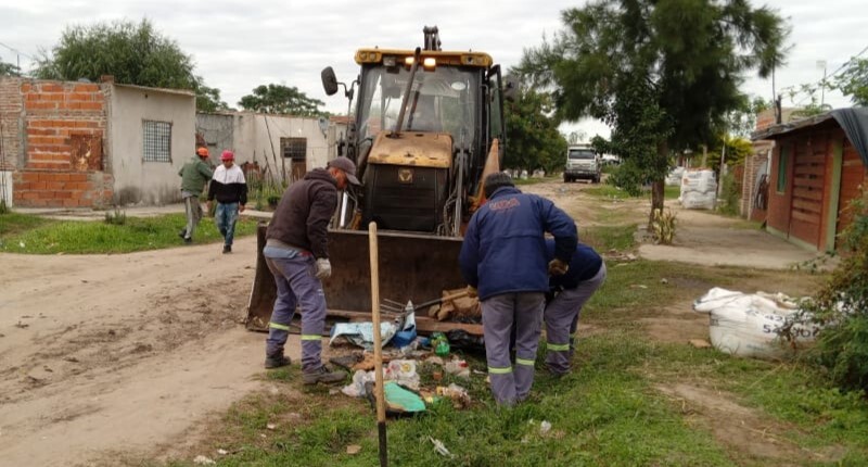 Tareas de recolección, limpieza y reparación en Reconquista