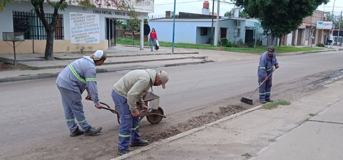 Trabajos de recolección y limpieza semana al viernes 3 de mayo