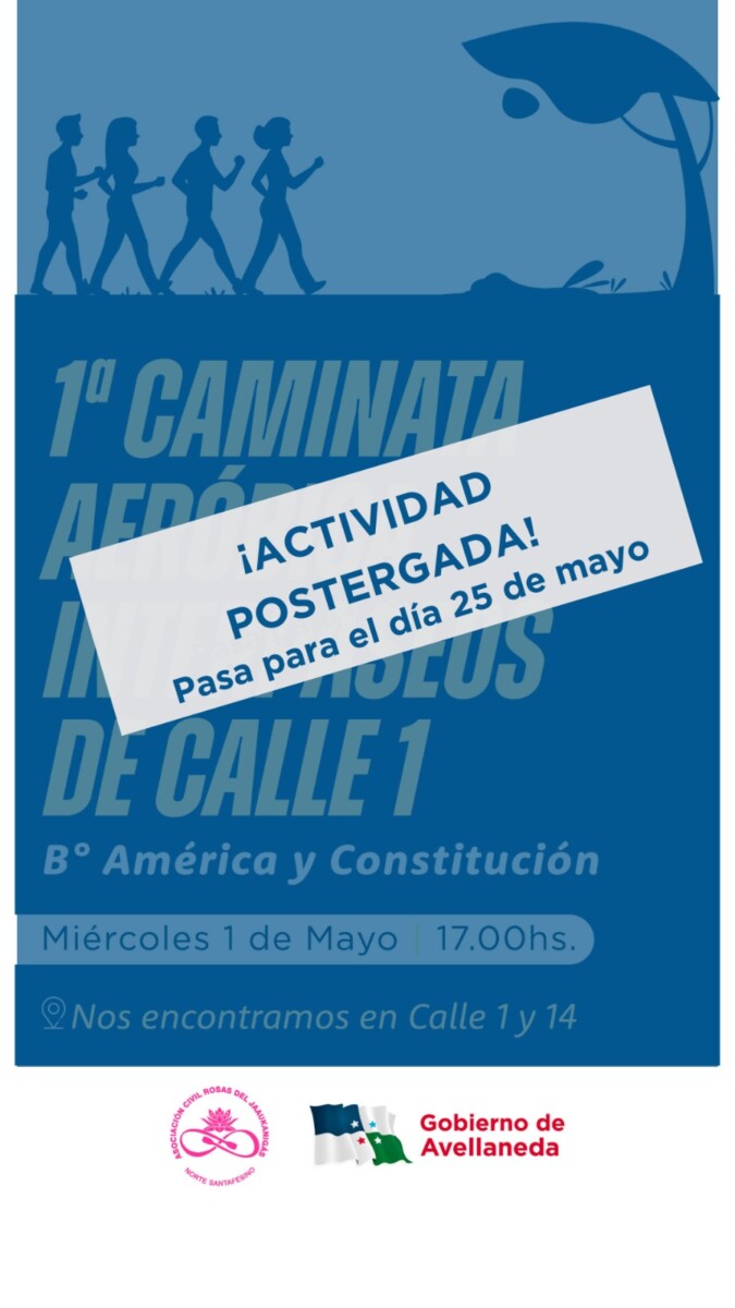 Suspenden la Caminata Inter paseos ¿Cuándo se hace?