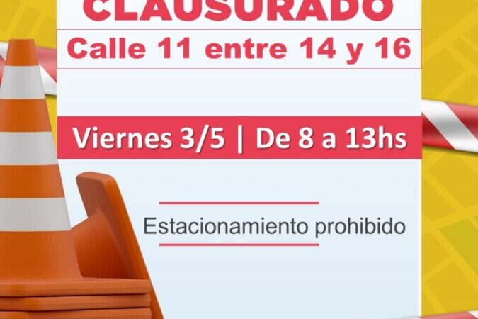 Avellaneda: tránsito clausurado en calle 11, entre 14 y 16