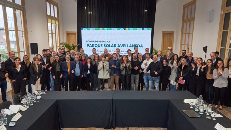 Avellaneda: ronda de negocios para concretar el Parque fotovoltaico