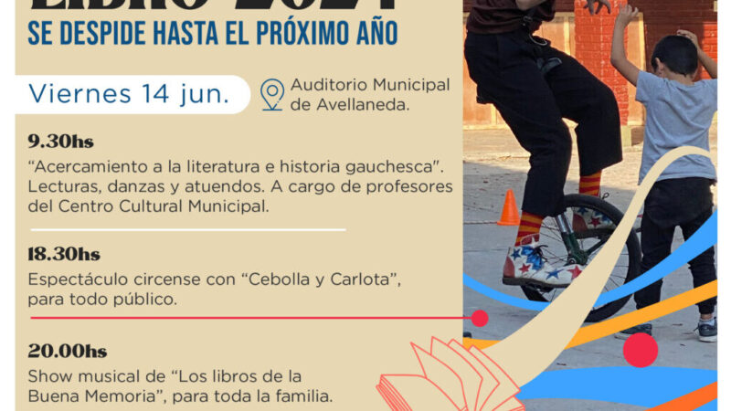 La Feria del libro de Avellaneda se despide hasta el próximo año