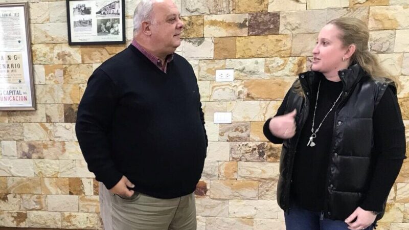 Romang: La Ministra Tejeda se reunió con el Intendente Ramseyer