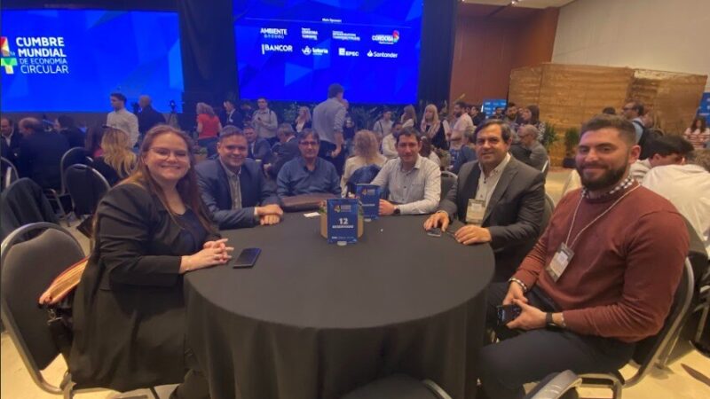 Vallejos fue invitado a participar de la Cumbre Mundial de Economía Circular