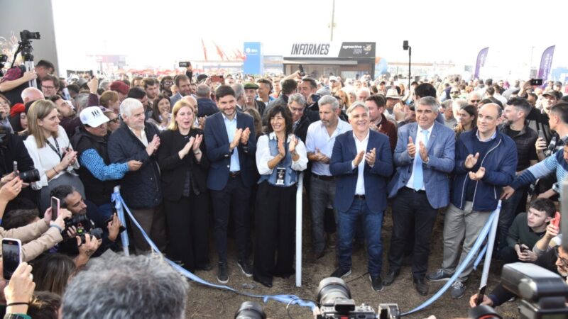 El gobernador Pullaro encabezó la inauguración de Agroactiva en Armstrong
