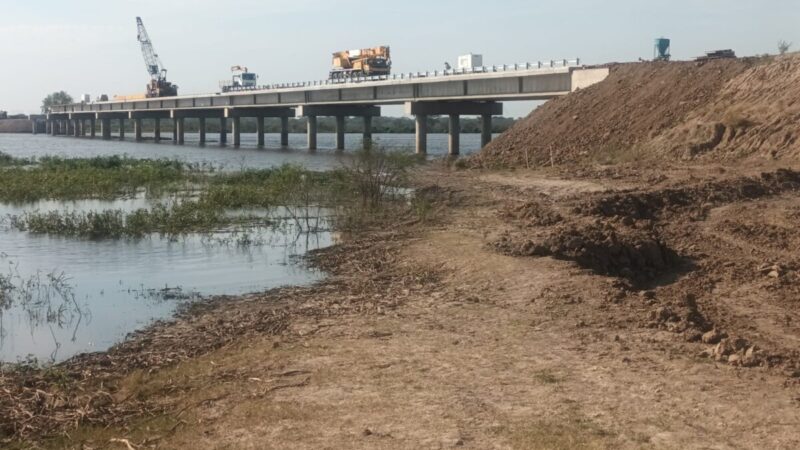 Villa Ocampo: Faltan dos tramos para finalizar el Puente Paraná Miní