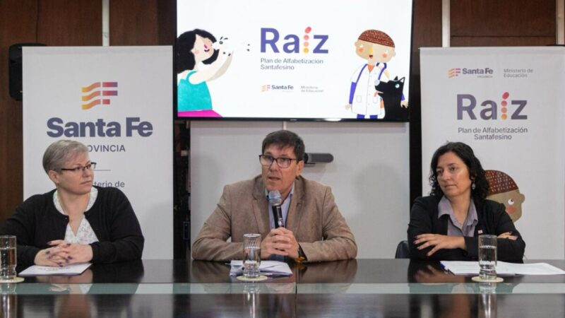 Goity: “Queremos que todos los alumnos estén perfectamente alfabetizados cuando terminen 3° grado”