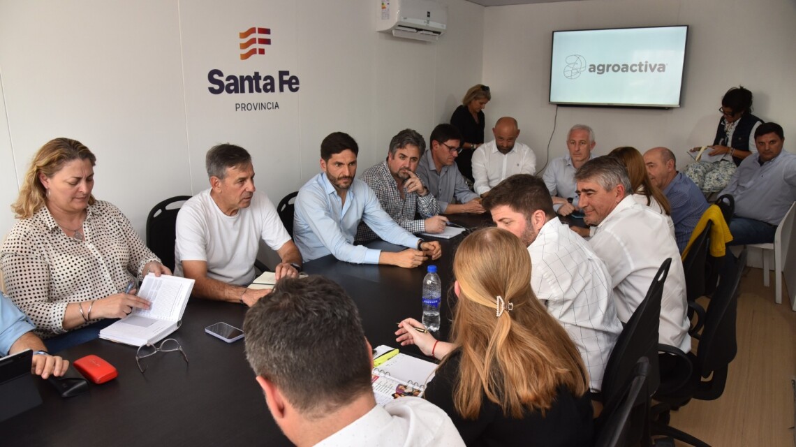 El gobernador Pullaro reunió a su gabinete en Agroactiva