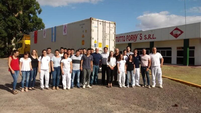 Desde Reconquista salió el primer lote de carne argentina hacia Uruguay