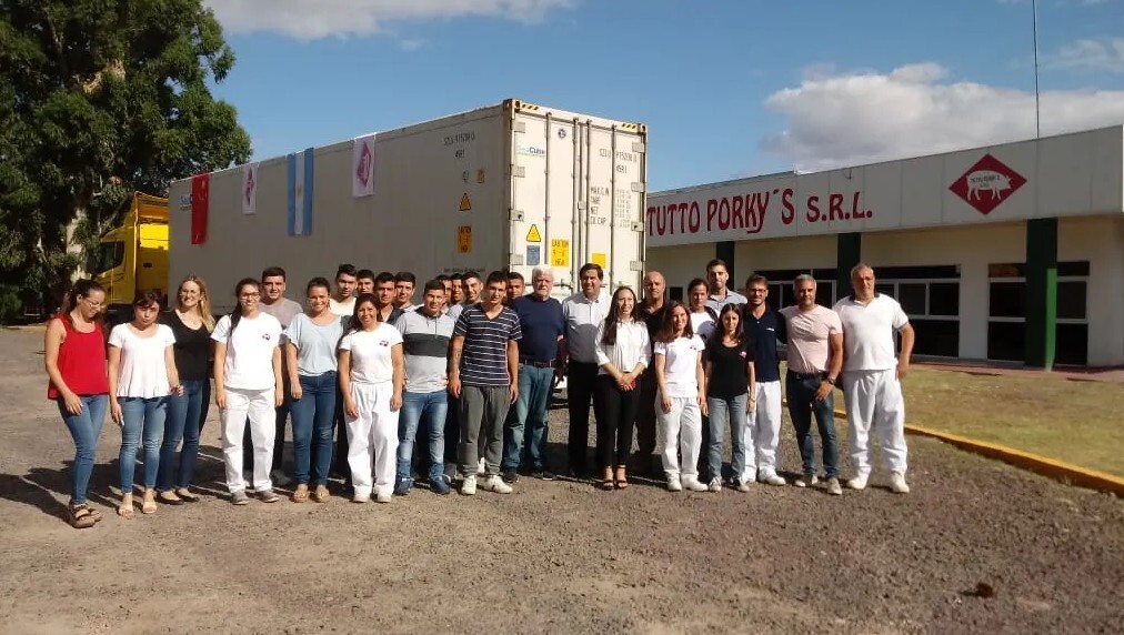 Desde Reconquista salió el primer lote de carne argentina hacia Uruguay