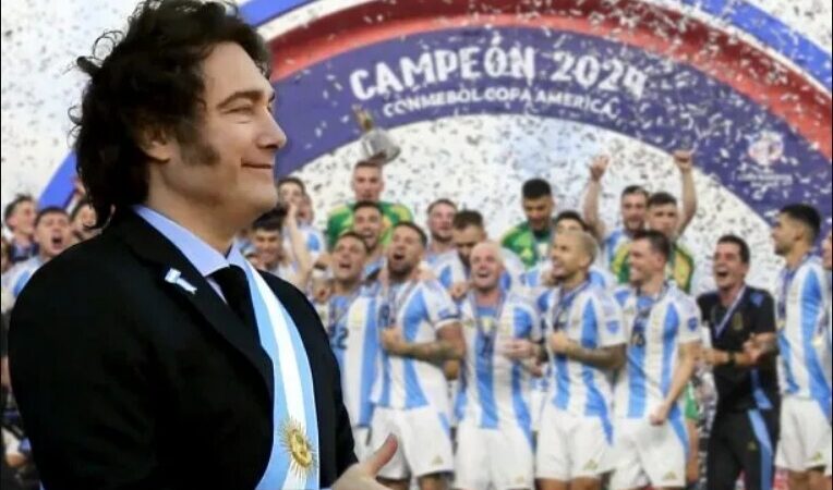 Milei invitó a la Selección Argentina a festejar en la Casa Rosada