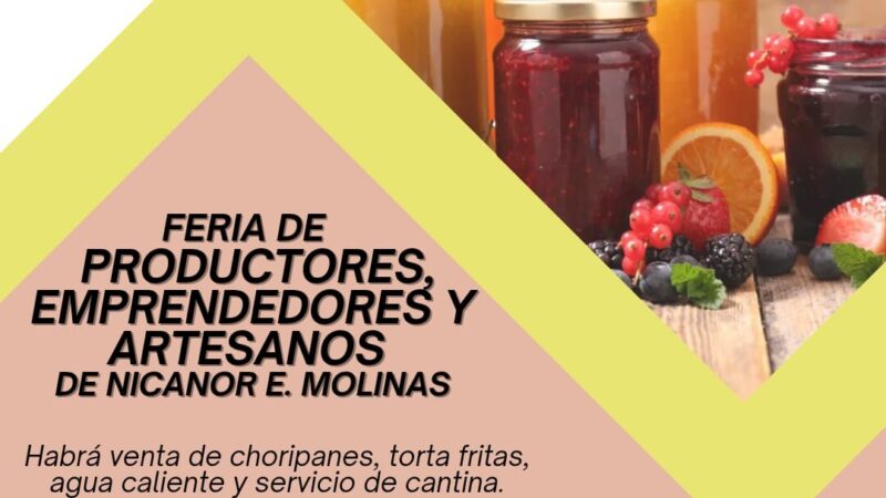 Nicanor Molinas: gran feria de emprendedores y artesanos