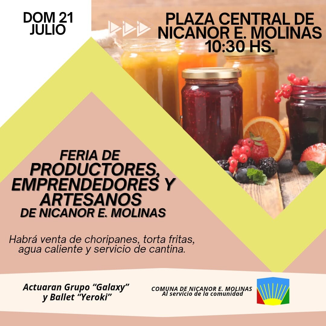 Nicanor Molinas: gran feria de emprendedores y artesanos