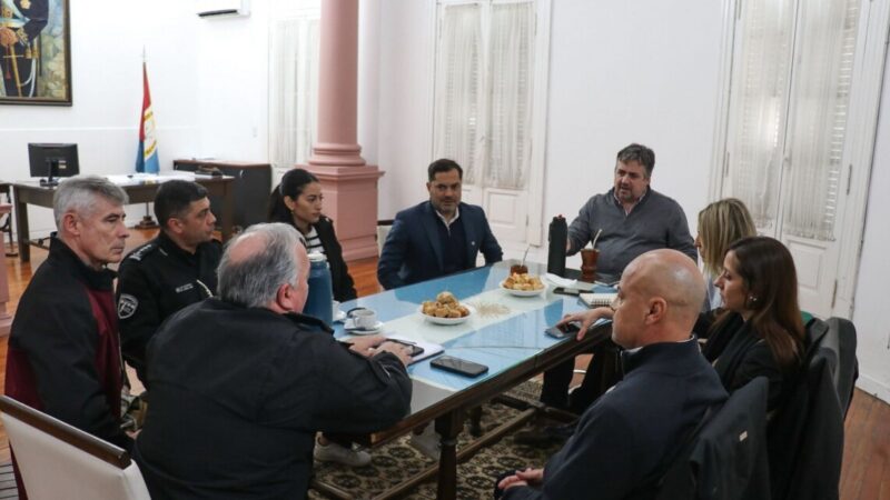 El ministro de Seguridad recorrió el Norte santafesino