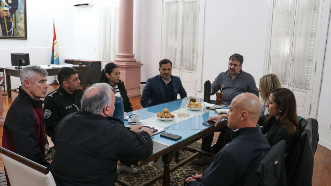 El ministro de Seguridad recorrió el Norte santafesino