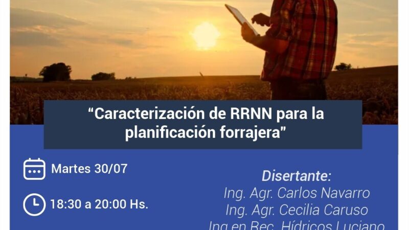INTA: Capacitación Virtual sobre Planificación Forrajera
