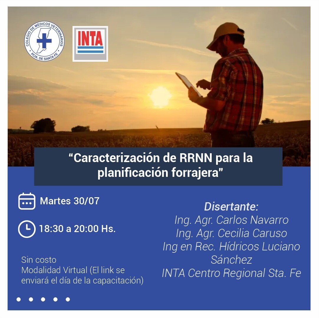 INTA: Capacitación Virtual sobre Planificación Forrajera