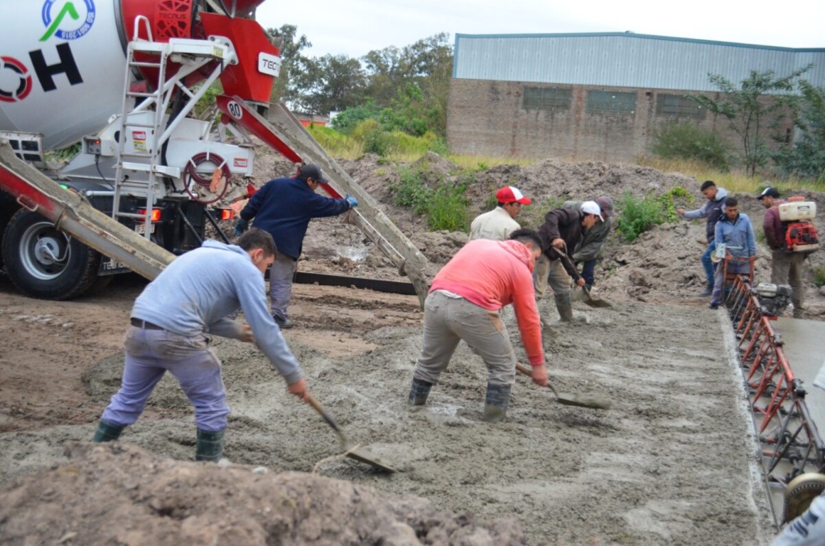 Reconquista avanza con el hormigonado de Lucas Funes