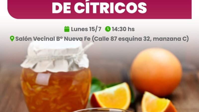 Reconquista: taller de dulces y conservas de cítricos