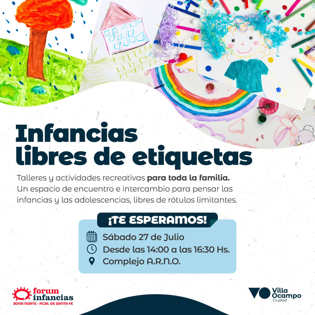 Jornada inclusiva en Villa Ocampo: Infancias libres de etiquetas
