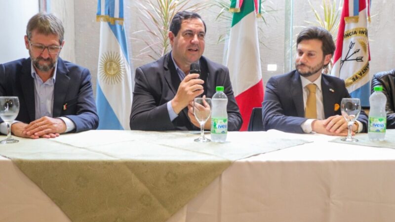 El Cónsul de Italia inició sus actividades en Reconquista