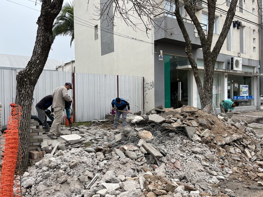 Avellaneda avanza con la remodelación de su Centro Comercial a Cielo Abierto