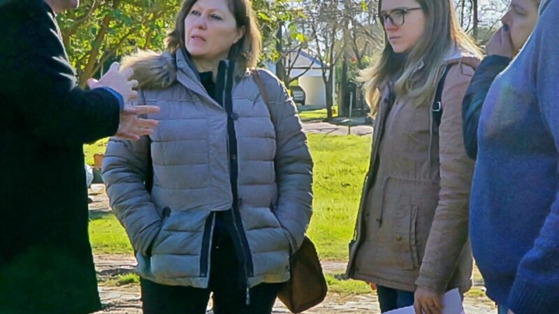 Viviana Foresi visitó el Complejo de la Tercera Edad de Malabrigo