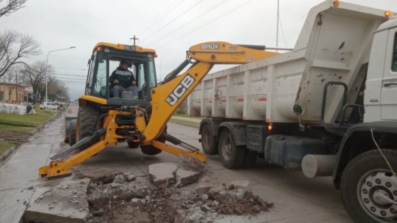 Avellaneda: cortes de tránsito por bacheo de calles