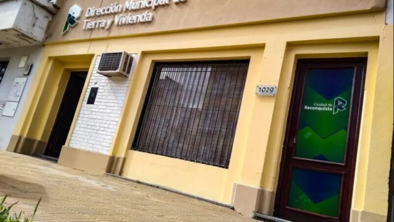 Reconquista: trámites pendientes en Tierra y Vivienda