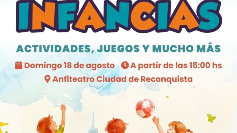 El Anfiteatro Municipal se viste de colores para festejar el día de las infancias