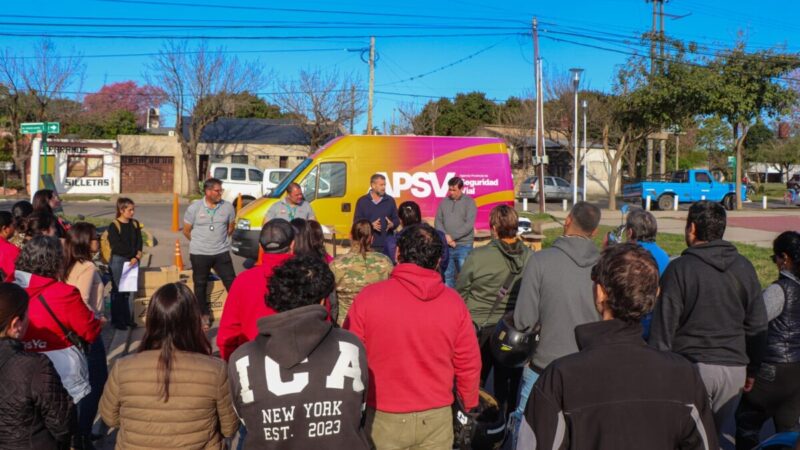 La APSV completó en Reconquista la clínica de “conducción segura” para motociclistas