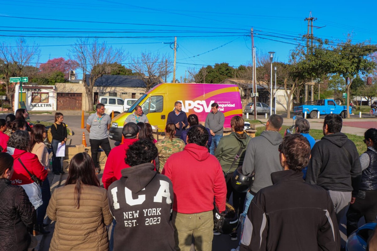 La APSV completó en Reconquista la clínica de “conducción segura” para motociclistas