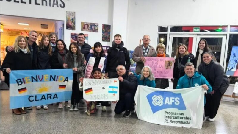 Ocho jóvenes extranjeros llegaron al Norte santafesino para un intercambio cultural