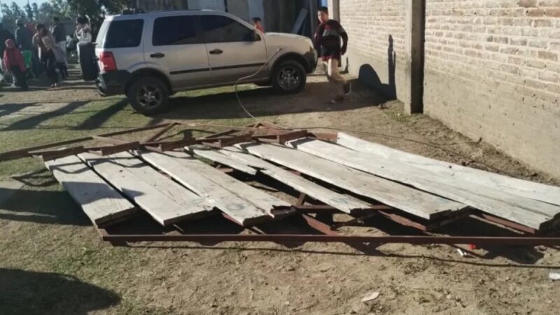 Lanteri: desplome de tribuna deja a joven herida durante un partido