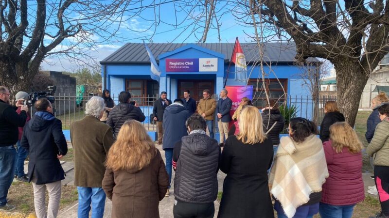 La Criolla y Pedro Gómez Cello contarán con Oficinas de Registro Civil