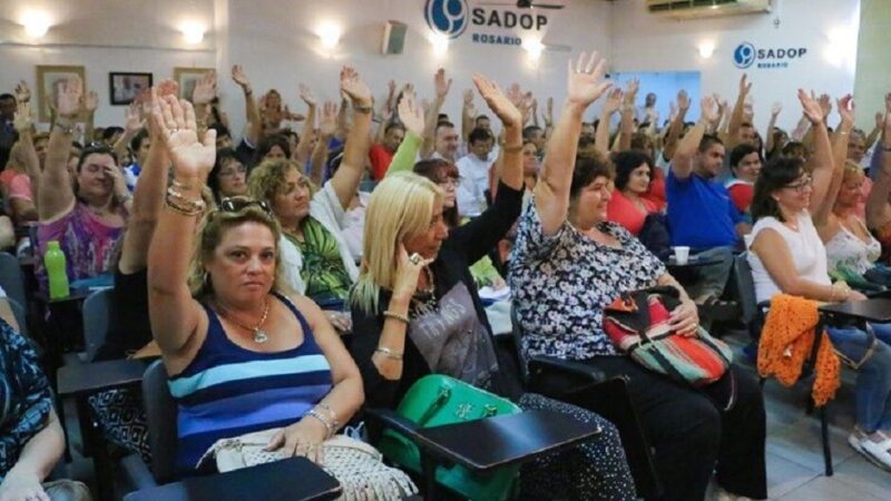 GREMIALES | Sadop aceptó la propuesta del gobierno provincial