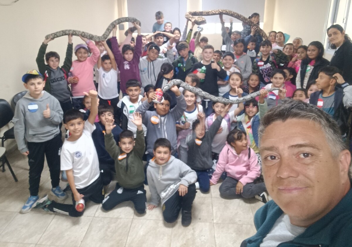 Las Toscas: alumnos en la “Estación Educativa de Fauna”