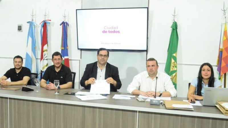 Apertura de sobres para licitaciones de nueva maquinaria municipal en Reconquista