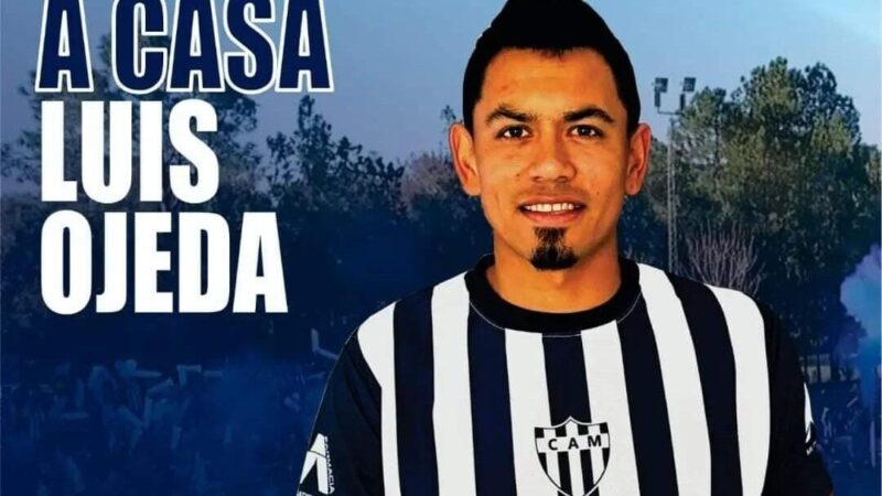 El arquero Luis Ojeda se incorporó al club Atlético Matienzo