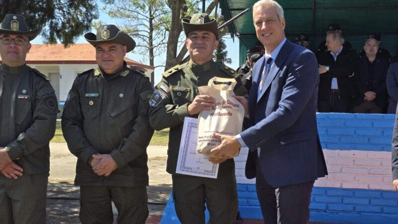 Scarpín homenajeó a la Guardia Rural Los Pumas en su Aniversario