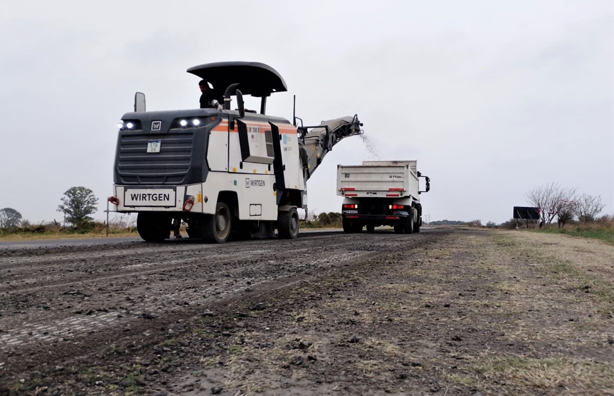 Vialidad Nacional ejecuta plan de bacheo en Ruta Nacional 11