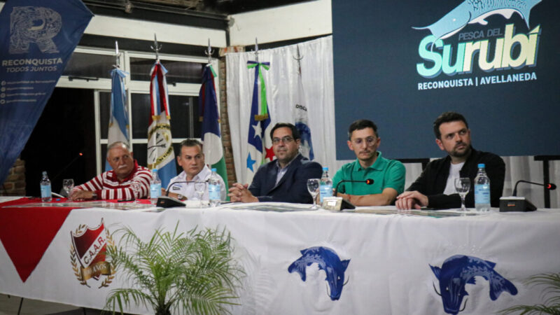 Reconquista presentó la 37ª edición de la Pesca del Surubí con Devolución