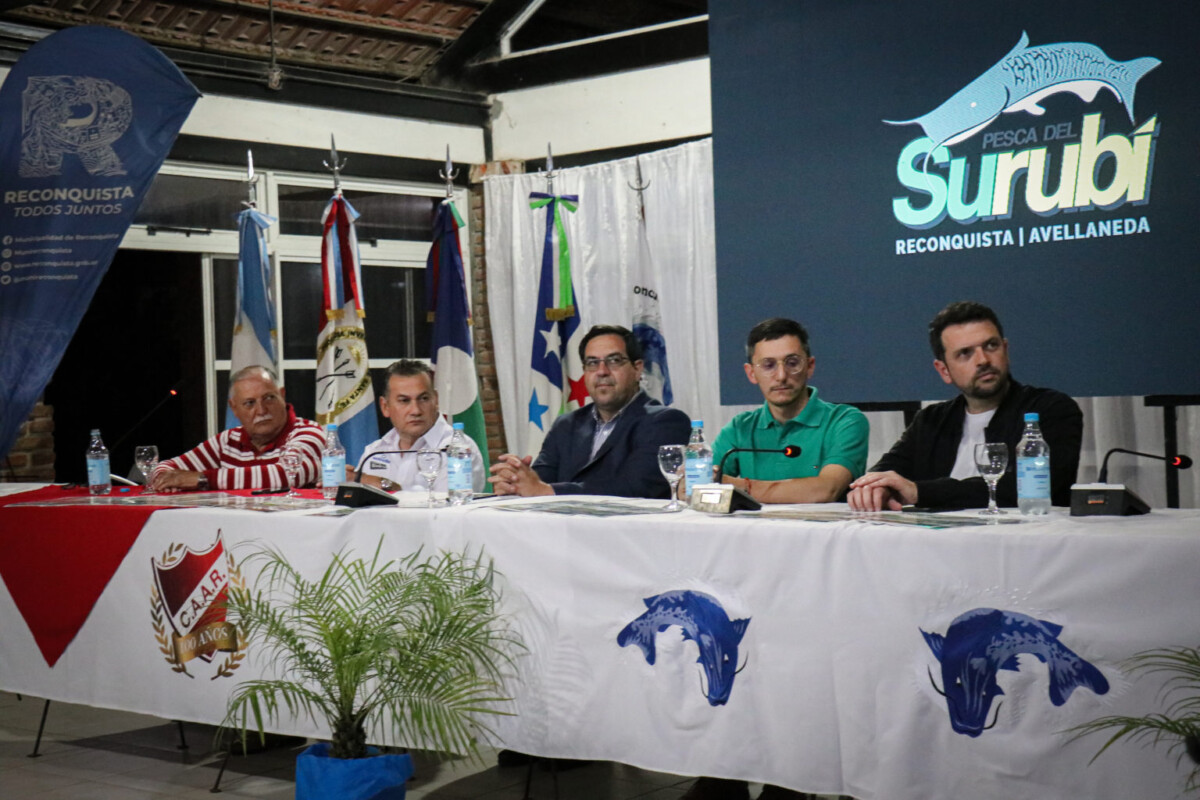 Reconquista presentó la 37ª edición de la Pesca del Surubí con Devolución